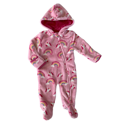 Pink Unicorn Bunting Suit