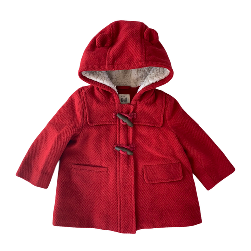 Red Winter Coat with Hood