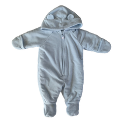 Blue Fleece Bunting Suit