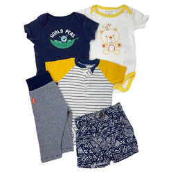 Navy and Yellow