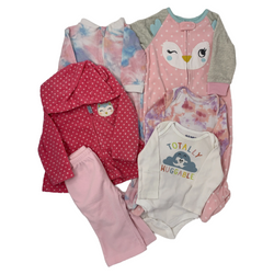 Pink Tye Dye and Polka Dots 3-6 months / Female / Everyday