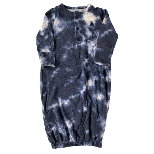 Navy Tie-Dye Sleep Gown 0-3 months / Male / Everyday