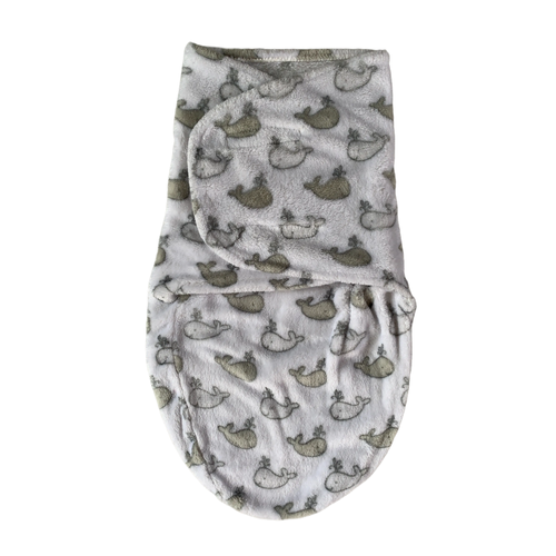 Whale Print Baby Swaddle 0-3 months / Unisex / Everyday