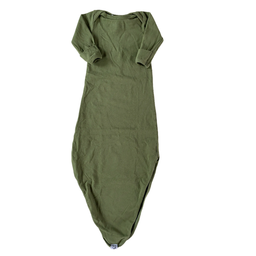 Sage Green Knotted Gown Newborn / Unisex / Everyday